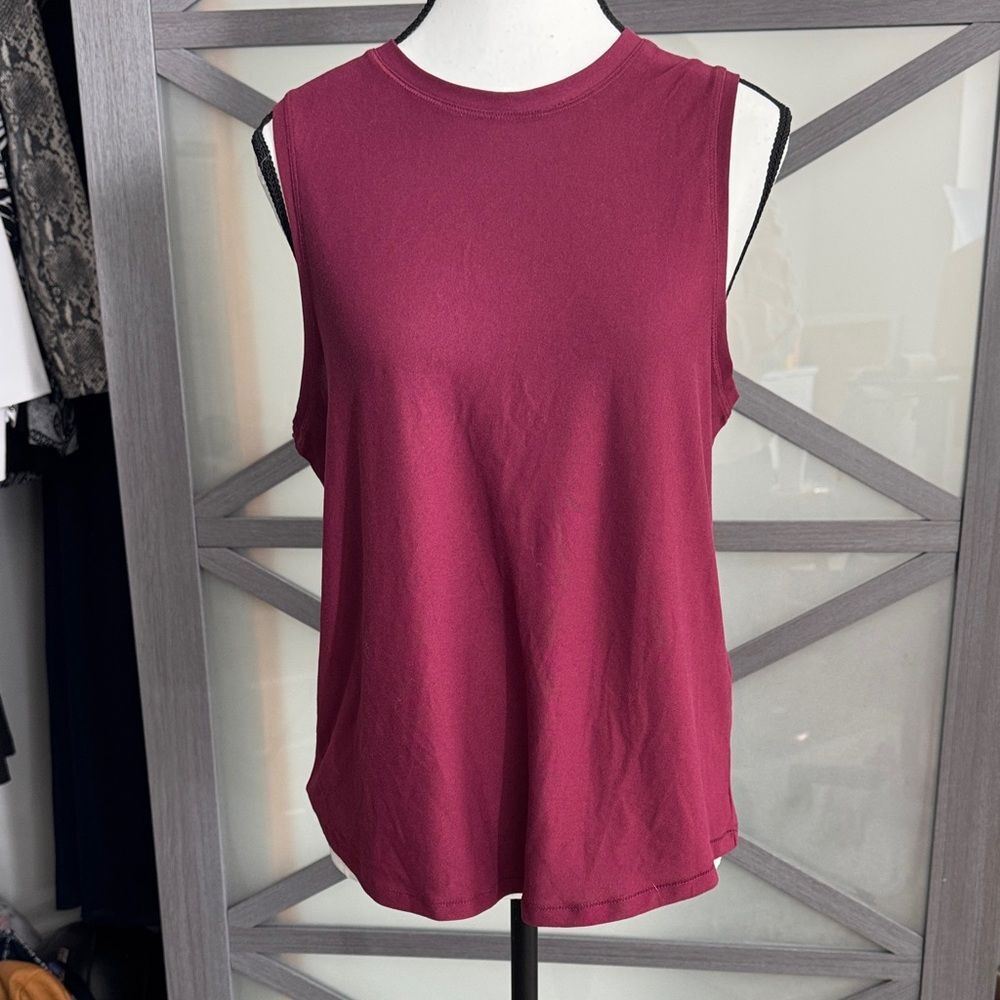 Banana Republic Rich Burgundy Muscle Tee